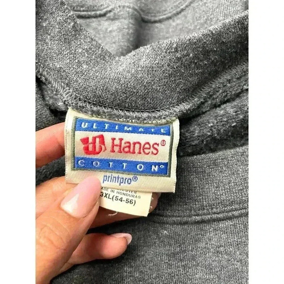 VTG Game Over Gray Pullover Sweatshirt 3XL Men's Video Games Cotton Blend - Picture 3 of 9